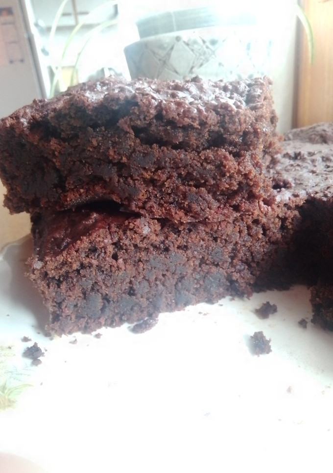 Una foto de Torta de chocolate y remolacha -estilo brownie- VEGAN!