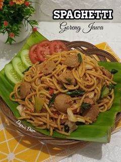 Foto resep Spaghetti Goreng Jawa Pedas