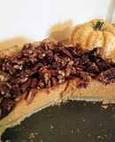 南瓜楓糖胡桃派-Pumpkin Pie with Maple Pecan Topping