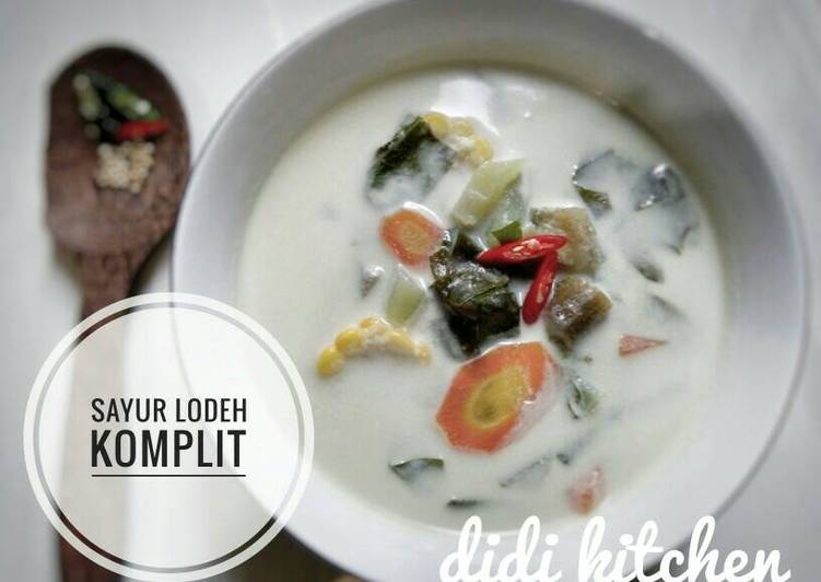 Resep Sayur Lodeh Komplit oleh didi Kitchen - Cookpad