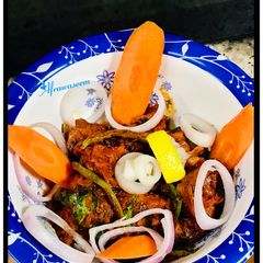 A picture of Spicy Mutton fry.