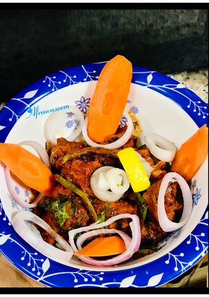 A picture of Spicy Mutton fry.