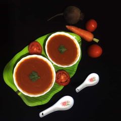 A picture of Red soup.