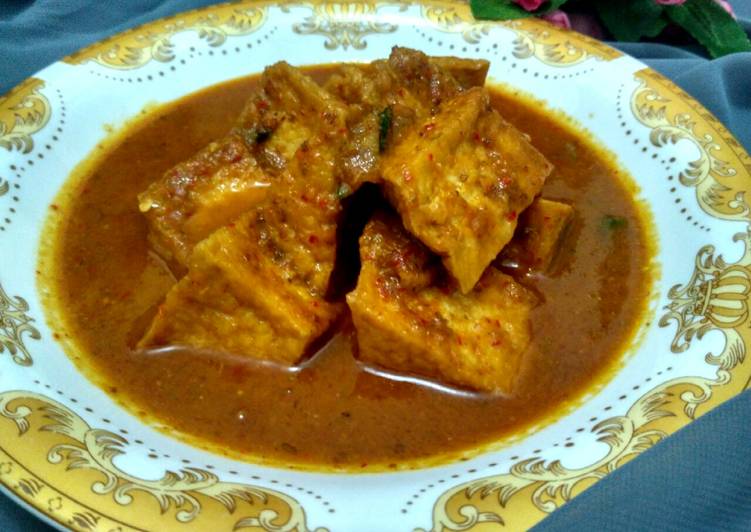 Tahu Masak Kemiri