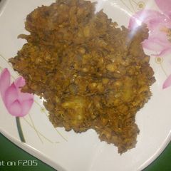 A picture of Pottage beans and sweet potatoes.