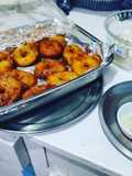 Hashtag#cc2022#week 3#snack #Onion vada coconut chutney