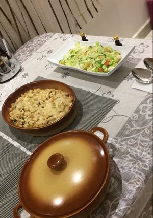صورة لوصفة صنية دجاج وبروكلي