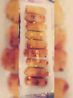 صورة لوصفة سيقارات الدجاج والبيشاميل 🎀😋