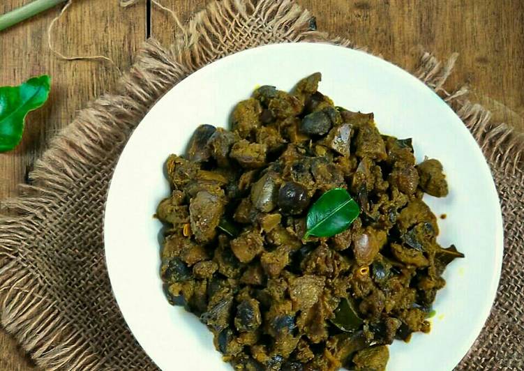 Resep Hati Ampela Bumbu Kuning yang praktis