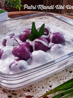 Foto resep Putri Mandi Ubi Ungu