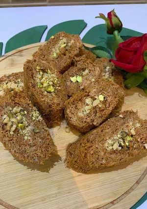 صورة لوصفة عمل عش العصفور الطعم يجنن