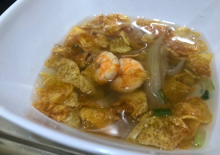 Resep Sup udang kentang yang Menggugah Selera
