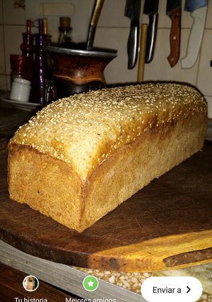 Una foto de Pan de molde integral