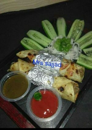 A picture of Boti Roll Paratha  # IftarSpecialWithHuma # CookpadRamadanKSath.