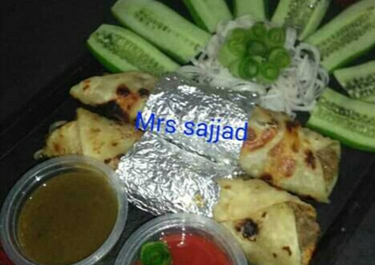 Recipe of Speedy Boti Roll Paratha  # IftarSpecialWithHuma # CookpadRamadanKSath