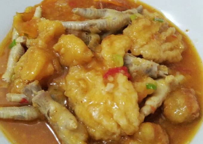 Langkah Mudah untuk Menyiapkan Seblak ceker tanpa cabe rawit, Lezat