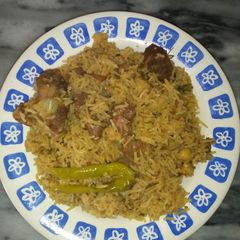 A picture of Afghani pulao.