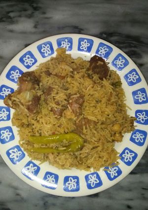 A picture of Afghani pulao.