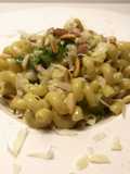 Pasta asparagi pancetta e pinoli