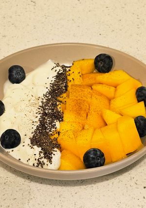 Foto resep 🥭Mango Yoghurt Chia Bowl