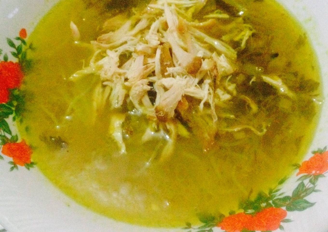 Soto ayam sederhana