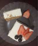 Pastel de yogurt y fruta