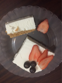 Una foto de Pastel de yogurt y fruta