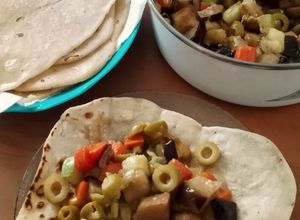 Una foto de Taquitos veganos