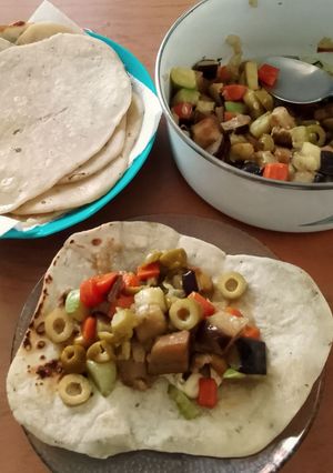 Una foto de Taquitos veganos