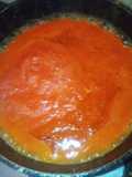 Salsa fácil de tomate pimentón y zanahoria