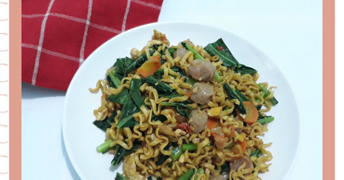 Resep Mie  Goreng Telur  Mie  Kuning  Handmade Simpel oleh 