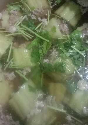 รูปของ ต้มมะระยัดไส้หมูสับ