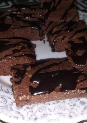 A picture of Fudgy Chocolate Brownies🍫 #stayhome.