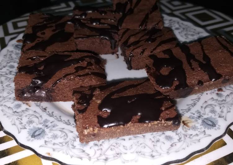 Recipe of Favorite Fudgy Chocolate Brownies🍫 #stayhome
