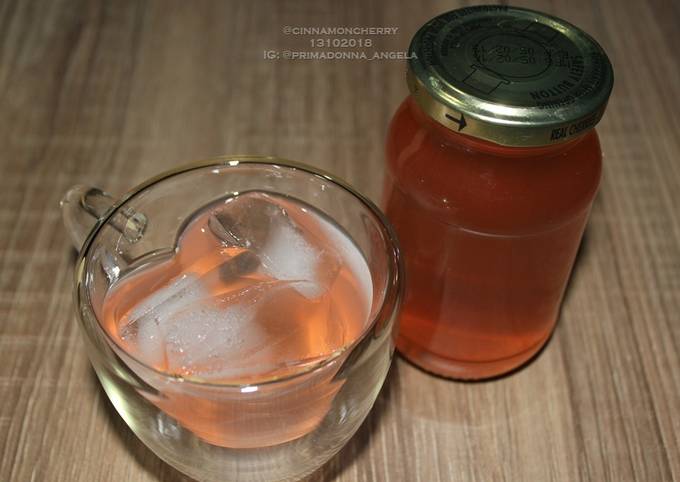 Torch Ginger Flower Syrup (Sirop Kecombrang/Honje)