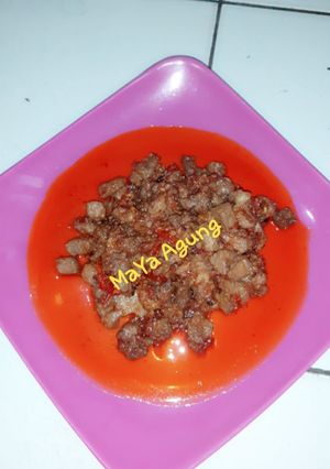 Foto resep Oseng daging bumbu sate
