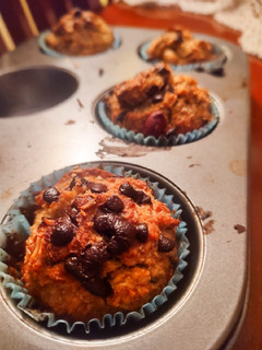 Una foto de Muffins de Plátano y Coco