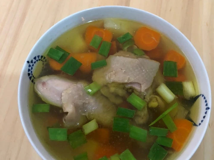 Langkah Mudah untuk Membikin Resep 17. Sup Ayam Kampung yang Uenak Anti Ribet, Lezat Sekali