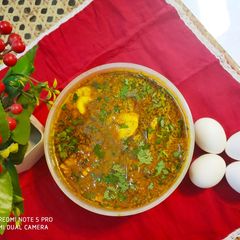 A picture of Steamed Egg Curry.