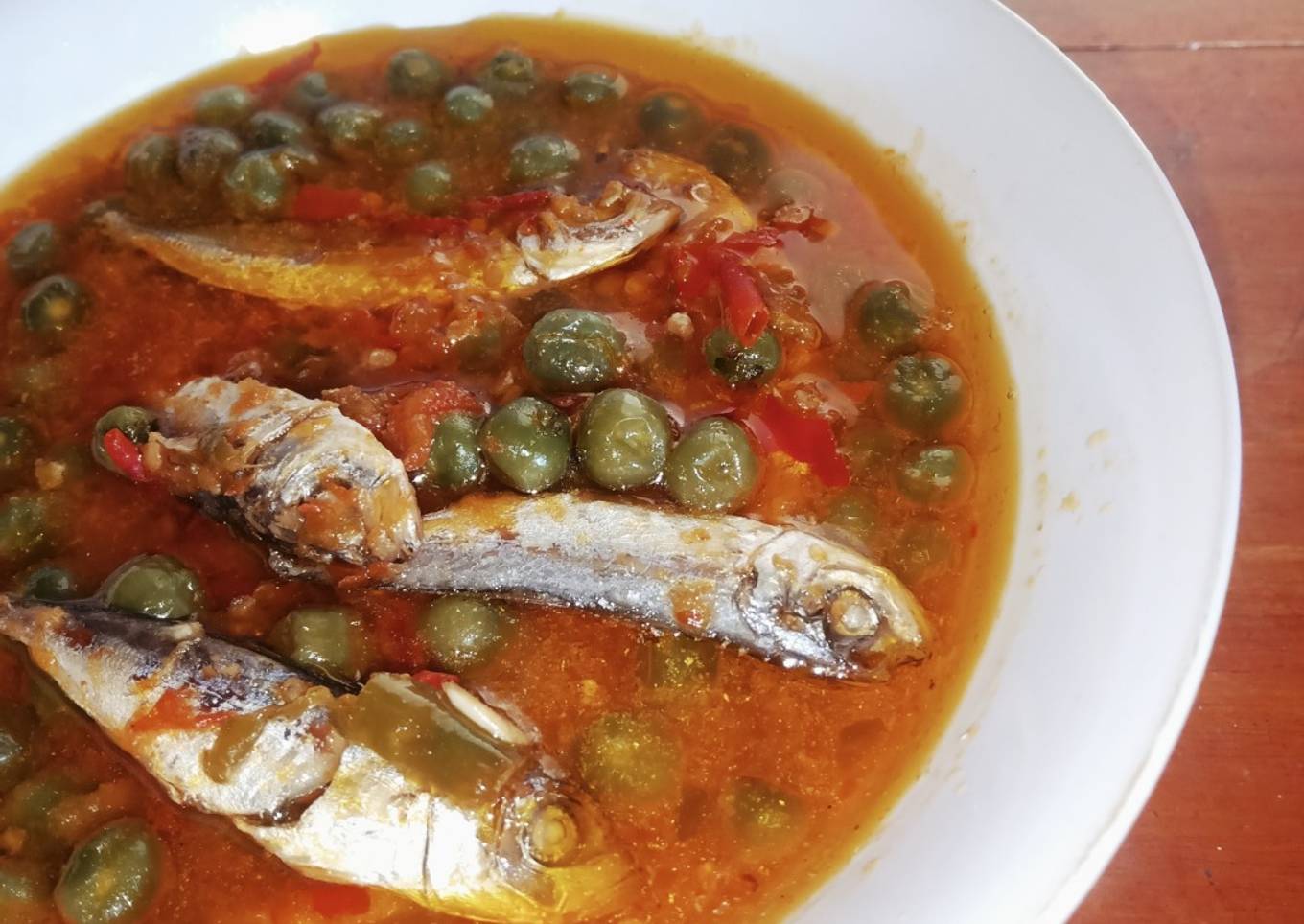Ikan asin sambel leunca