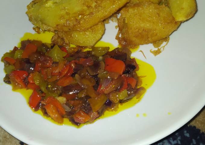 Simple Way to Prepare Favorite Fried sweet potato with sauce