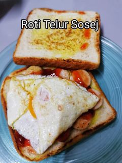 Gambar Roti Telur Sosej