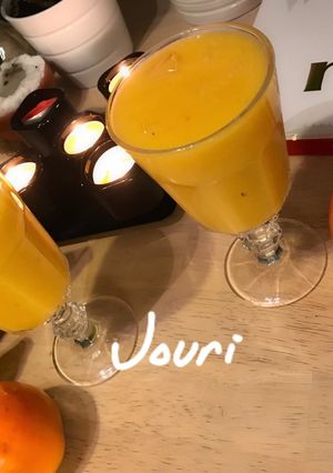 صورة لوصفة عصير طبيعي 🍑🍌🍊🍋