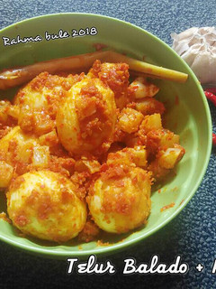 Foto resep Telur Balado + Kentang Mantap