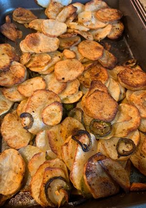 A picture of Jalapeño Sliced Potatoes.
