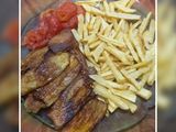بادمجان و سیب زمینی 🍟