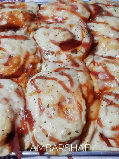 Foto resep Pizza Roll Bread
