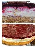 Cheesecake con gelee frutti di bosco