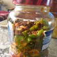 Green chilli garlic carrot achar