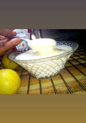 A picture of Homemade mayonnaise.